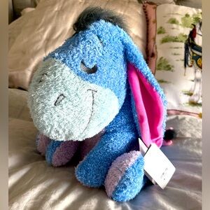 Disney  Eeyore Plush 14" w Removable Weighted 2.5 lb Pouch NWT Pooh
